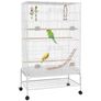 Bird Cage with Stand White Image 6