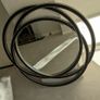 Modern circular interlocking ring mirror Image 3