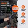Manual Chain Hoist, 2 Ton 4400 lbs Capacity 10 FT Come Along, G80 Galvanized Carbon Steel with Double-Pawl Brake, Auto Chain Leading & 360 Rotation Hook, for Garage Factory Dock Image 3