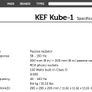 KEF KUBE-1 150w Subwoofer Image 4