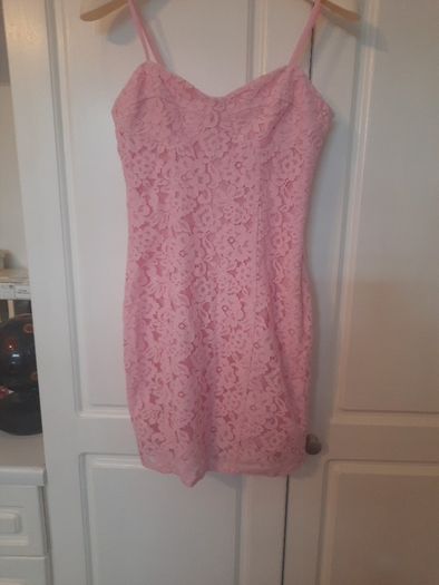 Pink Lace Dress