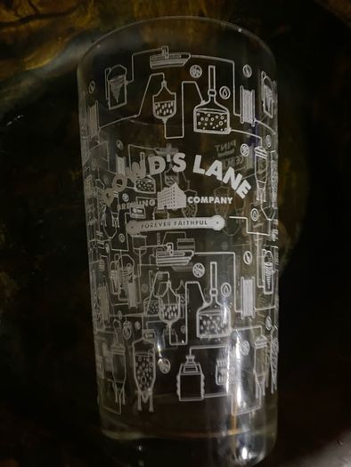 beer pint glass dowds lane brewing