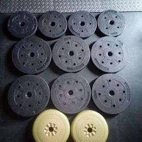 50kg Large Weights Plates Bundle Joblot - Like New - Collect / Deliver