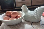 ceramic hen