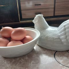 ceramic hen