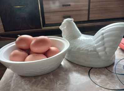 ceramic hen