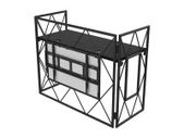 Ultimax TrussBooth-BK Aluminium Truss DJ Booth c/w VESA TV mount and Shelf