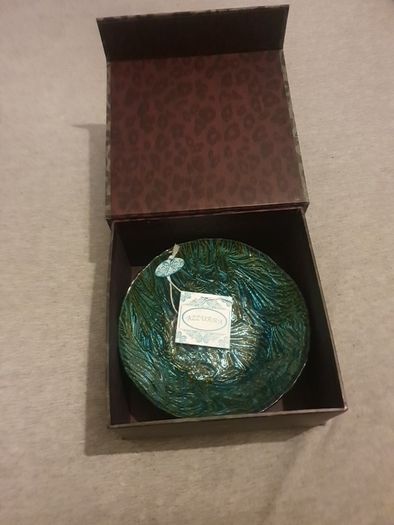 Bowl/Handcrafted Azzurra Glass .. FINAL Price Drop