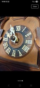 Vintage Hubert Hepr Triberg Cuckoo Clock Made in Germany - Black Forrest