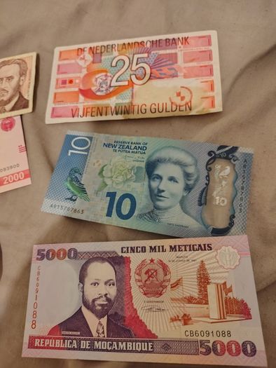 A diverse lot of notes from all over the world