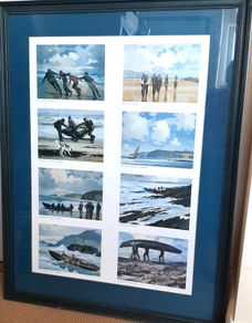 John Skelton - Vintage Framed Set of 8 Prints