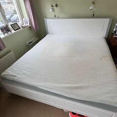 Super king bed and mattress