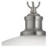 Ceiling Light Satin Silver Bistro Image 2