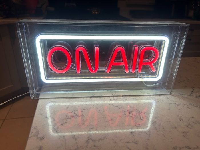 On Air neon sign