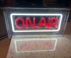 On Air neon sign