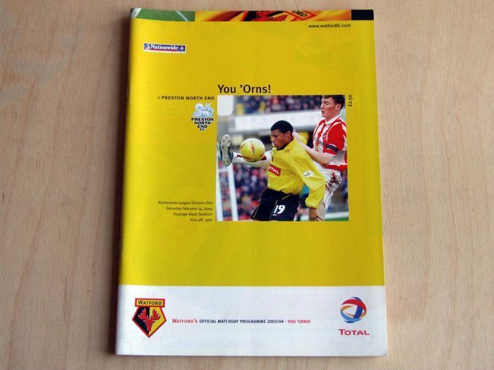 Watford Football Club programmes