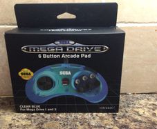 sega mega drive 6 button arcade pad