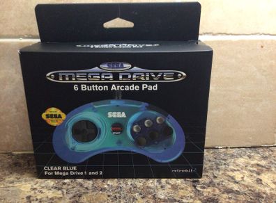 sega mega drive 6 button arcade pad