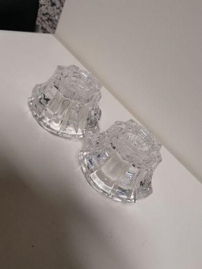 Glass Candle Holders -