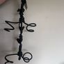 Hand Crafted John Forkin Iron Wine Bottle Holder Image 3