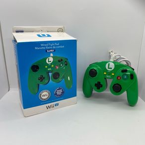 Luigi Wired Fight Pad (Classic Controller Pro) for Wii U & Wii | w/ Original Box