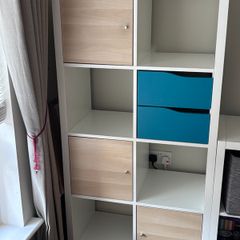 IKEA Kallax Shelves with inserts