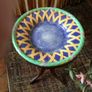 Rare huge Majolica Jardiniere with Matching tray Image 3