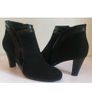 GAJA Soffice Sogno Black Suede Leather Lined Ankle Boots EU41 UK8 Italy BNIB  CAN POST Image 6
