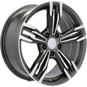 18" M443 Type Grey Alloy Wheels Bmw Vw Opel 5x120