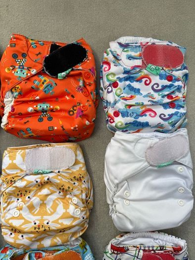 28 TotsBots EasyFit STAR Reusable Cloth Nappies Huge Bundle