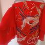 ASOS off shoulder red embroidered top size UK8 EU36 Perfect condition Postage included Image 2