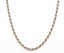 Vintage Armani Designer 925 Silver Rope Chain
