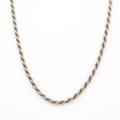 Vintage Armani Designer 925 Silver Rope Chain