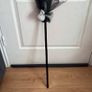 Girls' Witch Halloween Costume with Skeleton Broom. Age 10 / 12 Image 2