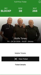 Wolfe Tones Concert