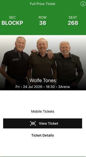 Wolfe Tones Concert