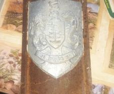 Old Genuine WATERFORD Coat of Arms Genuine Sign Pole Plaque Urbs Intacta Manet