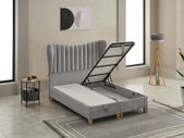 Seren Storage Ottoman Bed Grey