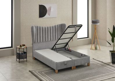 Seren Storage Ottoman Bed Grey