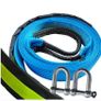 BRAND NEW Car Towing Rope Strape Cable With U Hooks Shackle High Auto Winch Rope recovery Towing Strength Nylon For Car Truck Trailer SUV Image 2