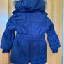 Brand New Girl's Navy Long Line Winter Coat Image 5
