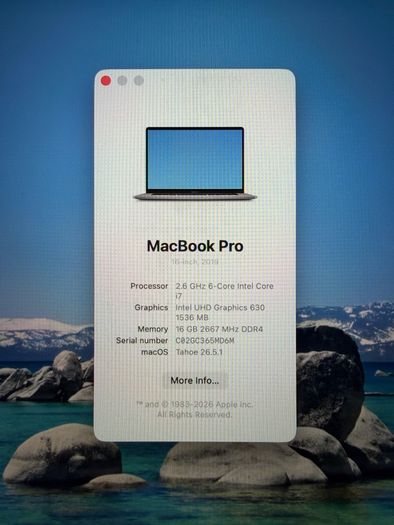 MacBook Pro 16 2019