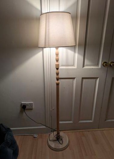 Brand new floor lamp with shade