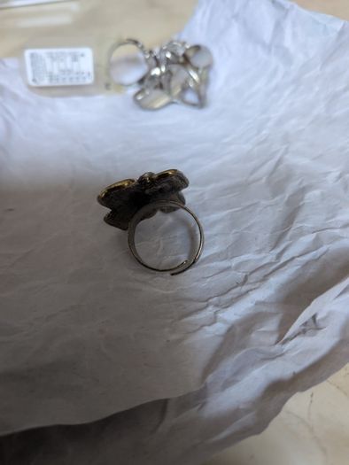 Selection of Costume  Jewellery Rings x 4 .Size - Medium.