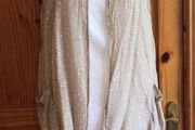 Stella Morgan Ladies Summer Biege &amp; White dress Size 16 can post