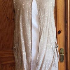 Stella Morgan Ladies Summer Biege & White dress Size 16 can post
