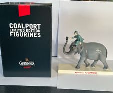 Guinness Coalport limited edition elephant, 424 of 800