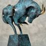 Salvador Dali Inspired Bull - Patinated Bronze Image 3