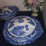 Pair of 1930' Swinnertons Olde Alton Ware "Japanese Garden" Tureens Image 3