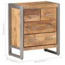 Sideboard 60x35x70 cm Rough Mango Wood Image 6